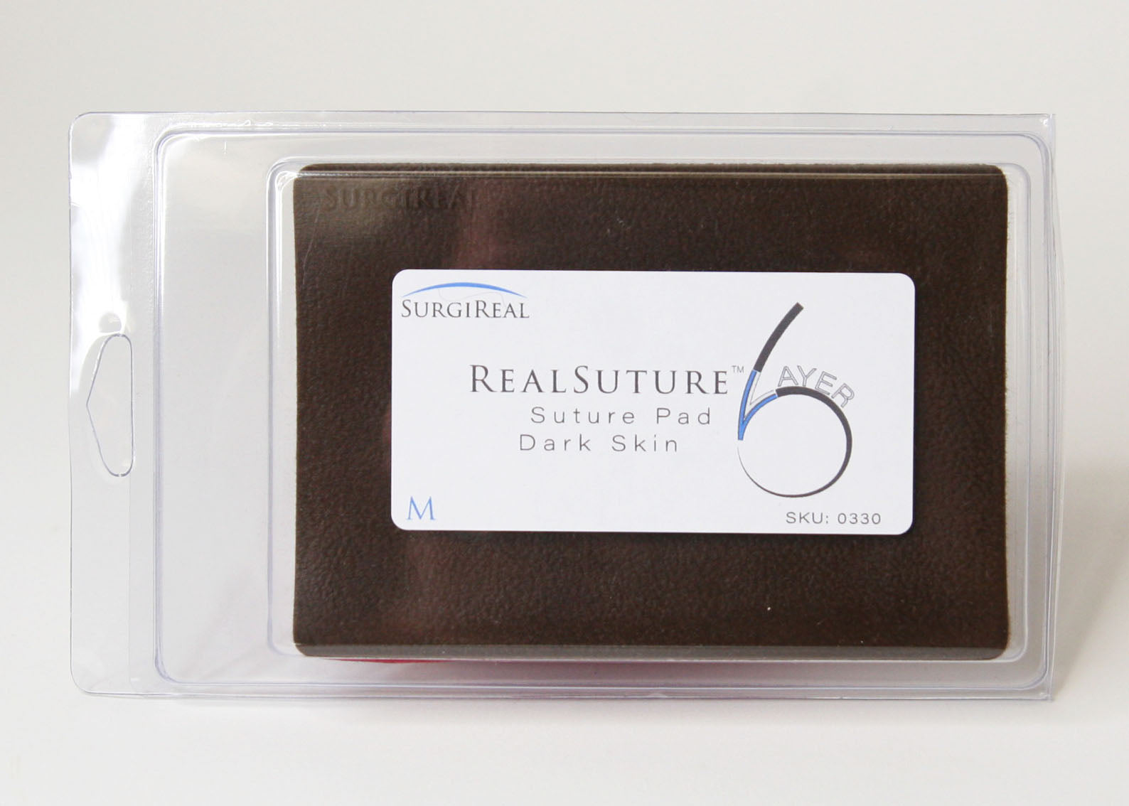 Almohadilla de sutura mediana RealSuture de 6 capas