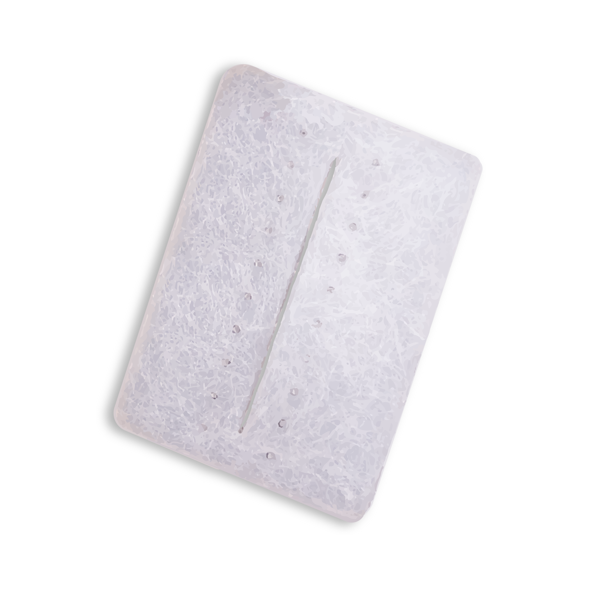 Translucent simulated skin with a pre-cut incision and guide marks to practice introductory suture patterns from SurgiReal